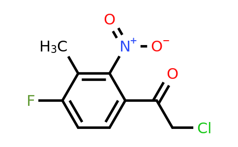 1806375-60-9 | 4'-Fluoro-3'-methyl-2'-nitrophenacyl chloride