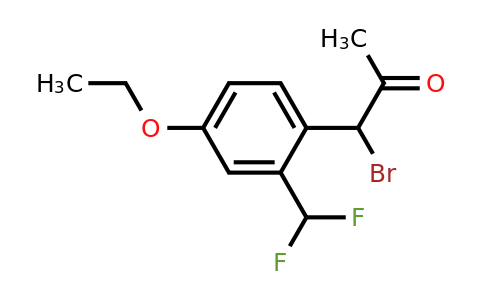 1806375-86-9 | 1-Bromo-1-(2-(difluoromethyl)-4-ethoxyphenyl)propan-2-one