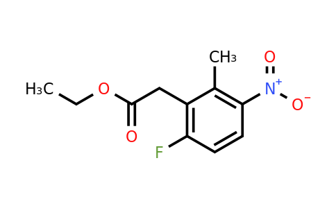 1806376-00-0 | Ethyl 6-fluoro-2-methyl-3-nitrophenylacetate