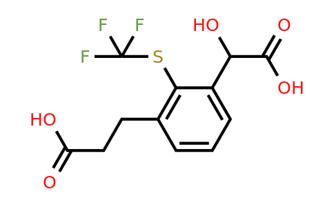 1806376-13-5 | 3-(2-Carboxyethyl)-2-(trifluoromethylthio)mandelic acid