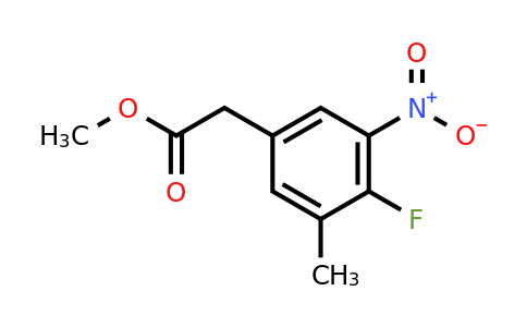 1806376-21-5 | Methyl 4-fluoro-3-methyl-5-nitrophenylacetate