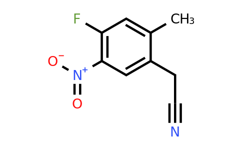 1806376-38-4 | 4-Fluoro-2-methyl-5-nitrophenylacetonitrile