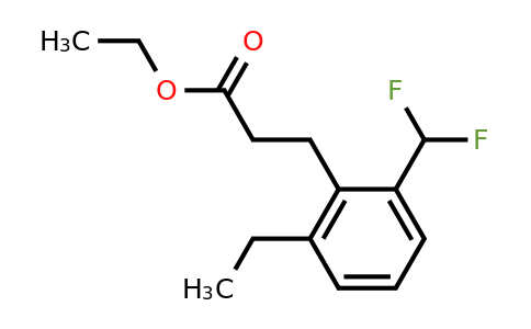 1806376-41-9 | Ethyl 2-(difluoromethyl)-6-ethylphenylpropanoate