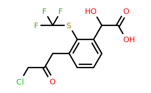 1806376-70-4 | 3-(3-Chloro-2-oxopropyl)-2-(trifluoromethylthio)mandelic acid
