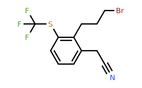 1806376-83-9 | 2-(3-Bromopropyl)-3-(trifluoromethylthio)phenylacetonitrile