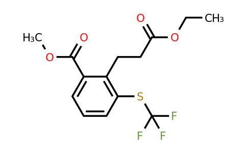 1806377-30-9 | Methyl 2-(3-ethoxy-3-oxopropyl)-3-(trifluoromethylthio)benzoate