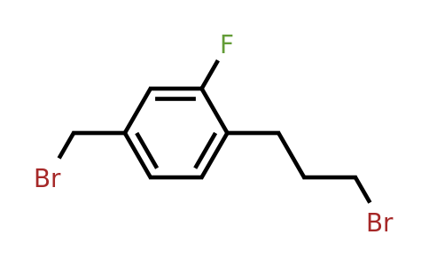 1806377-74-1 | 4-(3-Bromopropyl)-3-fluorobenzylbromide