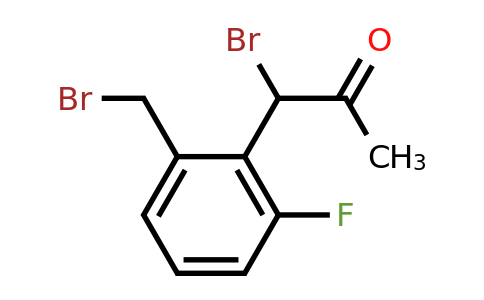 1806377-86-5 | 1-Bromo-1-(2-(bromomethyl)-6-fluorophenyl)propan-2-one
