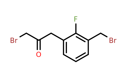 1806377-90-1 | 1-Bromo-3-(3-(bromomethyl)-2-fluorophenyl)propan-2-one