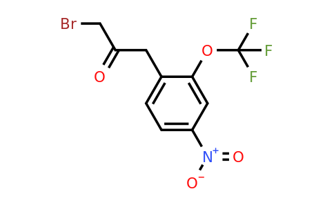 1806377-94-5 | 1-Bromo-3-(4-nitro-2-(trifluoromethoxy)phenyl)propan-2-one