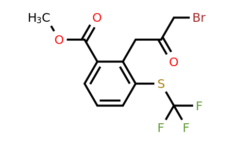 1806377-95-6 | Methyl 2-(3-bromo-2-oxopropyl)-3-(trifluoromethylthio)benzoate