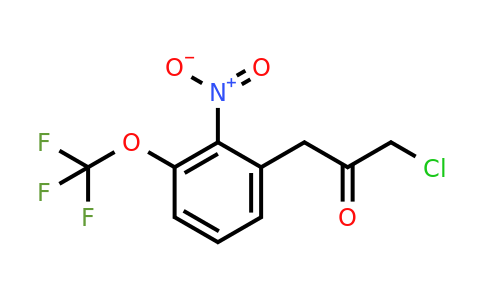 1806377-99-0 | 1-Chloro-3-(2-nitro-3-(trifluoromethoxy)phenyl)propan-2-one
