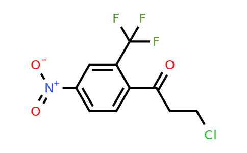 1806378-26-6 | 3-Chloro-1-(4-nitro-2-(trifluoromethyl)phenyl)propan-1-one