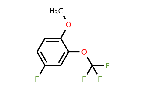1806378-60-8 | 4-Fluoro-2-(trifluoromethoxy)anisole