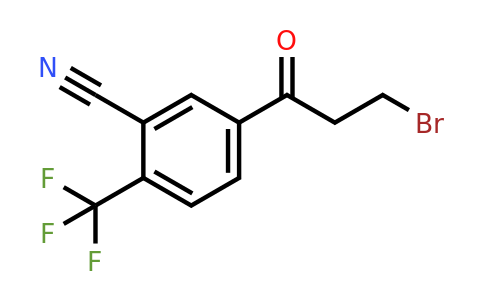 5-(3-Bromopropanoyl)-2-(trifluoromethyl)benzonitrile