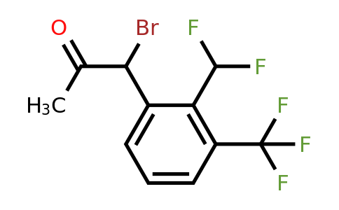 1806379-71-4 | 1-Bromo-1-(2-(difluoromethyl)-3-(trifluoromethyl)phenyl)propan-2-one