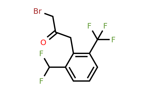 1806379-75-8 | 1-Bromo-3-(2-(difluoromethyl)-6-(trifluoromethyl)phenyl)propan-2-one