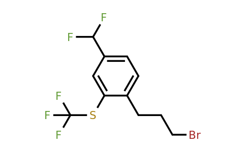 1806379-92-9 | 4-(3-Bromopropyl)-3-(trifluoromethylthio)benzodifluoride