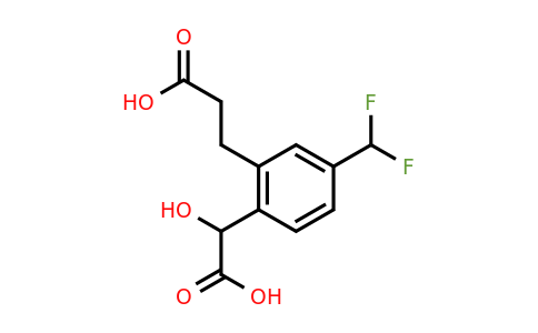 1806380-36-8 | 2-(2-Carboxyethyl)-4-(difluoromethyl)mandelic acid