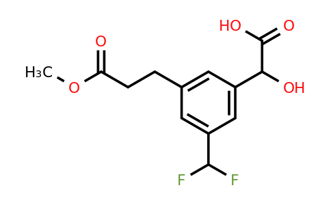 1806380-56-2 | 3-(Difluoromethyl)-5-(3-methoxy-3-oxopropyl)mandelic acid