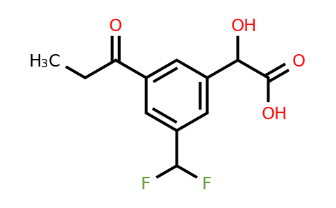 1806380-62-0 | 3-(Difluoromethyl)-5-propionylmandelic acid