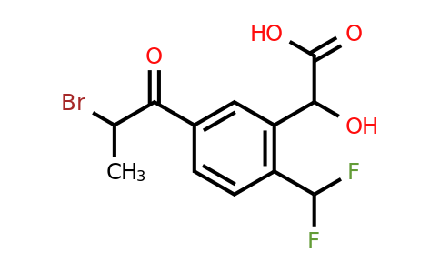 1806380-69-7 | 5-(2-Bromopropanoyl)-2-(difluoromethyl)mandelic acid