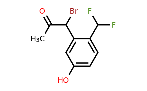 1806380-89-1 | 1-Bromo-1-(2-(difluoromethyl)-5-hydroxyphenyl)propan-2-one