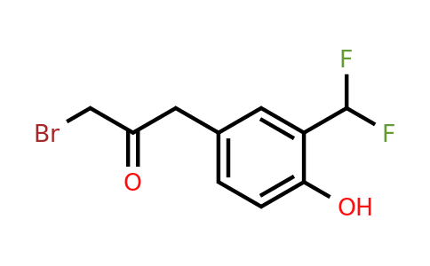 1806381-01-0 | 1-Bromo-3-(3-(difluoromethyl)-4-hydroxyphenyl)propan-2-one