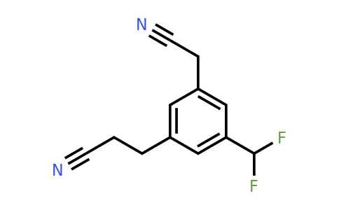 1806381-35-0 | 3-(2-Cyanoethyl)-5-(difluoromethyl)phenylacetonitrile