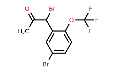 1806381-53-2 | 1-Bromo-1-(5-bromo-2-(trifluoromethoxy)phenyl)propan-2-one