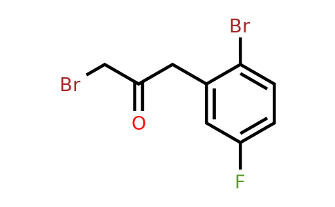 1806381-56-5 | 1-Bromo-3-(2-bromo-5-fluorophenyl)propan-2-one