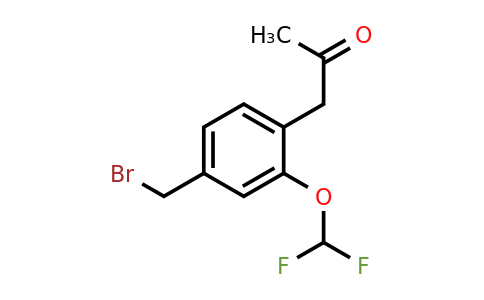 1806381-62-3 | 1-(4-(Bromomethyl)-2-(difluoromethoxy)phenyl)propan-2-one