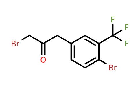 1806382-00-2 | 1-Bromo-3-(4-bromo-3-(trifluoromethyl)phenyl)propan-2-one