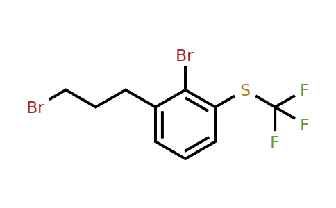 1806382-16-0 | 1-Bromo-2-(3-bromopropyl)-6-(trifluoromethylthio)benzene
