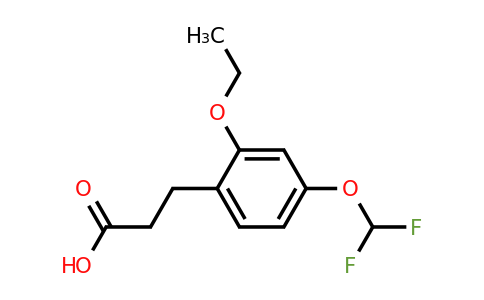 1806382-31-9 | 4-(Difluoromethoxy)-2-ethoxyphenylpropanoic acid