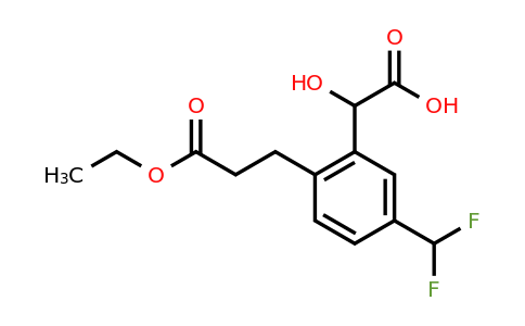 1806382-32-0 | 5-(Difluoromethyl)-2-(3-ethoxy-3-oxopropyl)mandelic acid