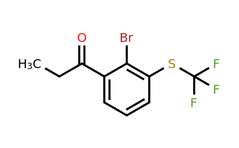 1806382-36-4 | 1-(2-Bromo-3-(trifluoromethylthio)phenyl)propan-1-one