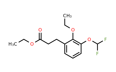 1806382-38-6 | Ethyl 3-(difluoromethoxy)-2-ethoxyphenylpropanoate