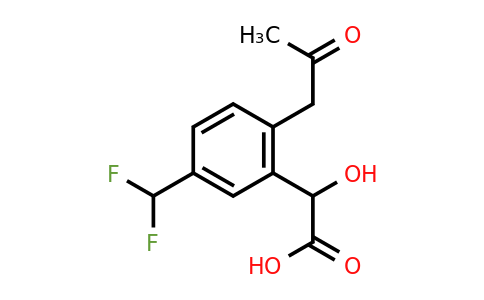 1806382-42-2 | 5-(Difluoromethyl)-2-(2-oxopropyl)mandelic acid
