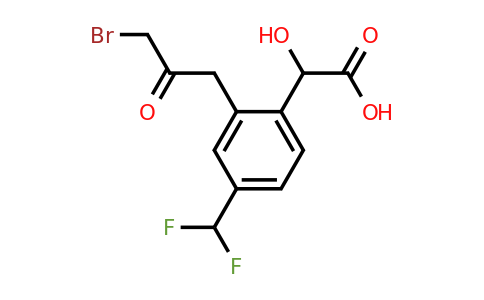 1806382-49-9 | 2-(3-Bromo-2-oxopropyl)-4-(difluoromethyl)mandelic acid