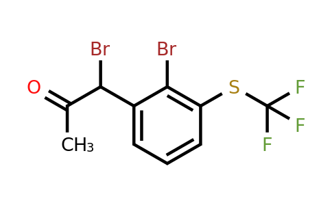 1806382-66-0 | 1-Bromo-1-(2-bromo-3-(trifluoromethylthio)phenyl)propan-2-one