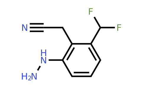 1806382-71-7 | 2-(Difluoromethyl)-6-hydrazinylphenylacetonitrile