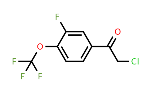 1806382-72-8 | 3'-Fluoro-4'-(trifluoromethoxy)phenacyl chloride