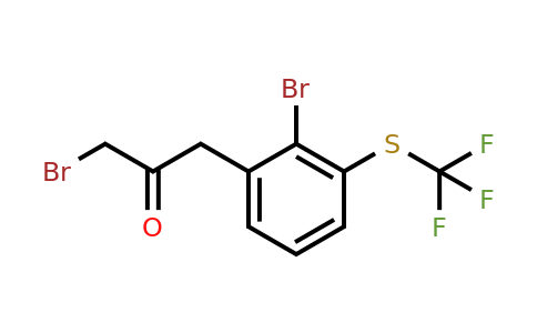 1806382-74-0 | 1-Bromo-3-(2-bromo-3-(trifluoromethylthio)phenyl)propan-2-one