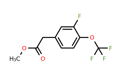 1806382-87-5 | Methyl 3-fluoro-4-(trifluoromethoxy)phenylacetate