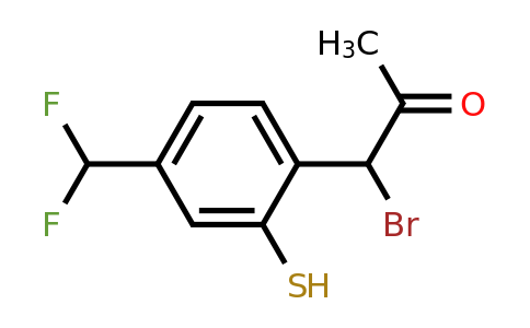 1806383-14-1 | 1-Bromo-1-(4-(difluoromethyl)-2-mercaptophenyl)propan-2-one