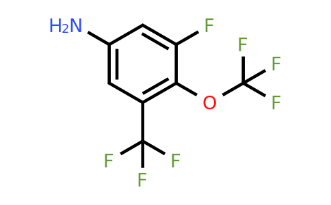 1806383-21-0 | 3-Fluoro-4-trifluoromethoxy-5-(trifluoromethyl)aniline