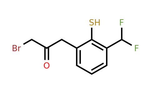 1806383-29-8 | 1-Bromo-3-(3-(difluoromethyl)-2-mercaptophenyl)propan-2-one