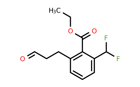 1806383-40-3 | Ethyl 2-(difluoromethyl)-6-(3-oxopropyl)benzoate