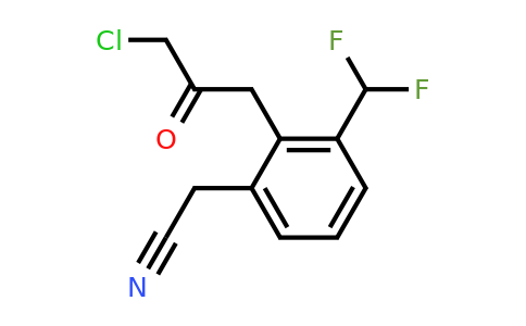 1806383-84-5 | 2-(3-Chloro-2-oxopropyl)-3-(difluoromethyl)phenylacetonitrile
